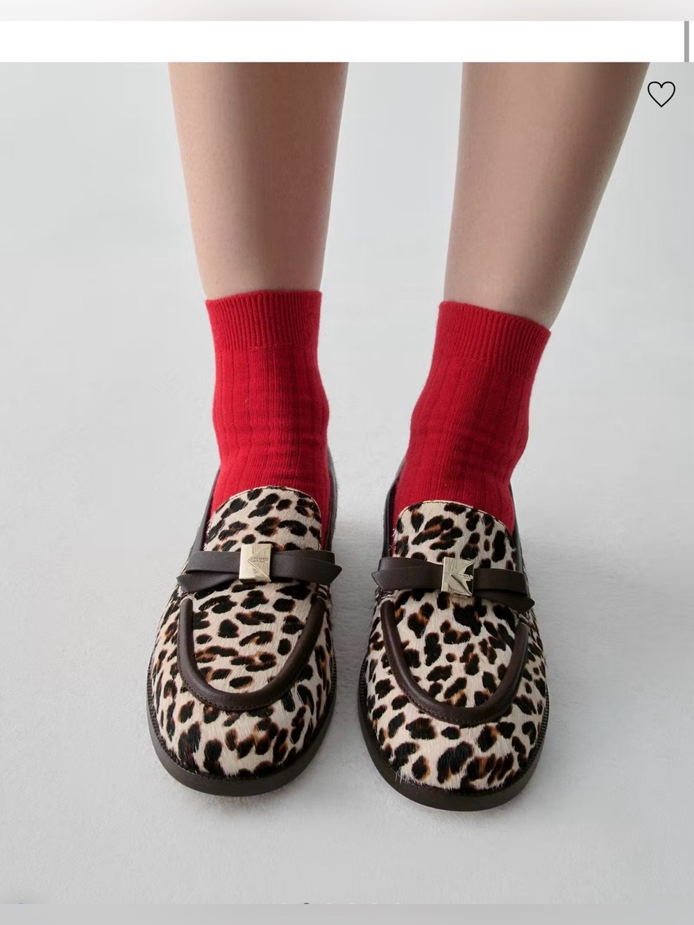 kate spade Leopard-Print Penny Loafer with Dark Brown Trim - Picture 6 of 16